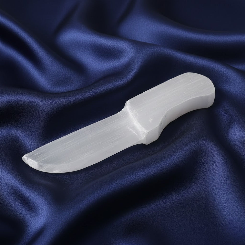 Selenite Knife Spiritual Healing Tool