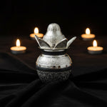 Silver Plated Pooja Kalash – Elegant Spiritual Ceremony Decor