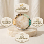 7 Horses Pyrite Frame & Dhanyog Bracelet Combo