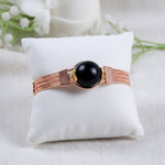 Ebony Wood Karungali Copper Plated Kada Authentic Spiritual Wear
