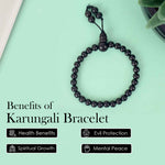 6 mm Govt. Certified Karungali Bracelet with Matt Finish