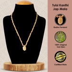 100% Pure Tulsi Kanthi Mala with Radha Pendant