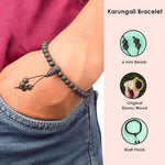 6 mm Govt. Certified Karungali Bracelet with Matt Finish