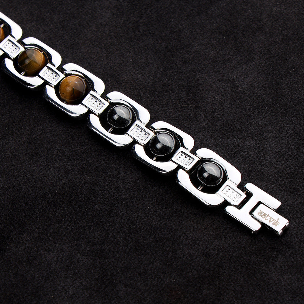 Triple Protection Silver Plated Bracelet Unisex Spiritual Jewelry