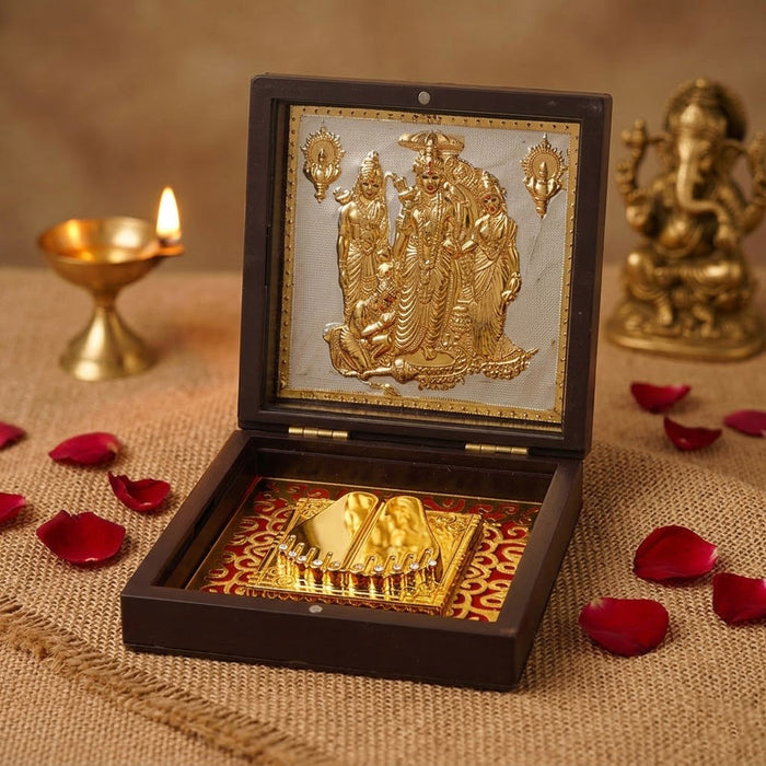 Shree Ram Charan Paduka Box - Medium