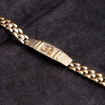 Gold Plated Om Symbol Bracelet Premium IGP Coating