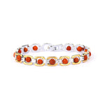 SQ Rudraksha Two Tone Bracelet – Gold & Silver Spiritual Wear