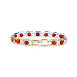SQ Rudraksha Two Tone Bracelet – Gold & Silver Spiritual Wear