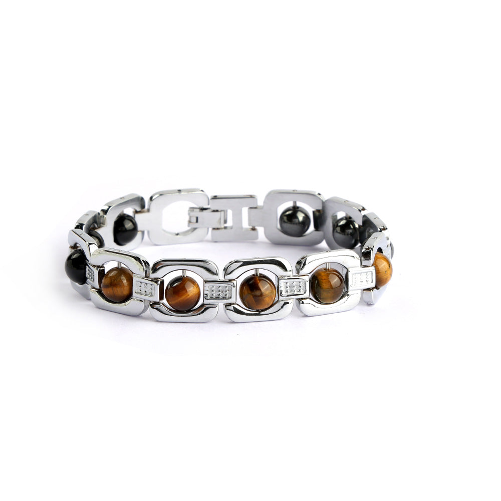 Triple Protection Silver Plated Bracelet Unisex Spiritual Jewelry