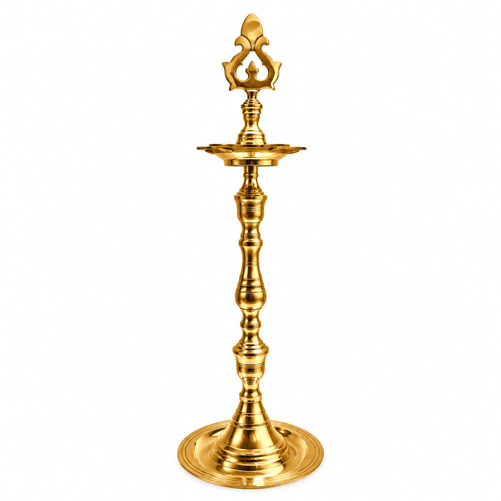 21 INCH Brass Kerala Chandarbalyam Samai Diya