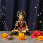 4.3 Pure Brass Hanuman Idol for Home & Pooja