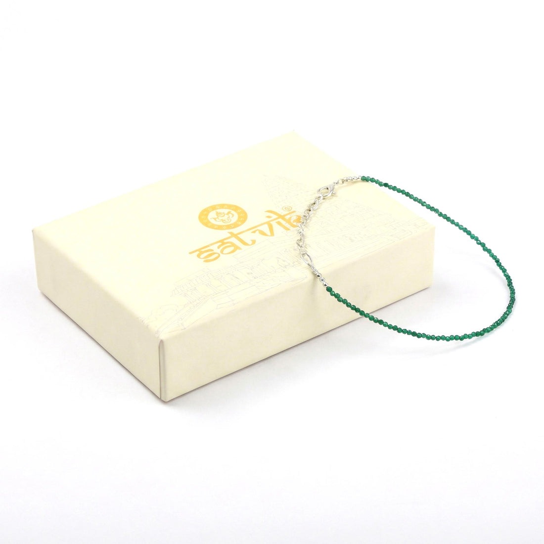 Green Aventurine Anklet Stylish Spiritual Wear
