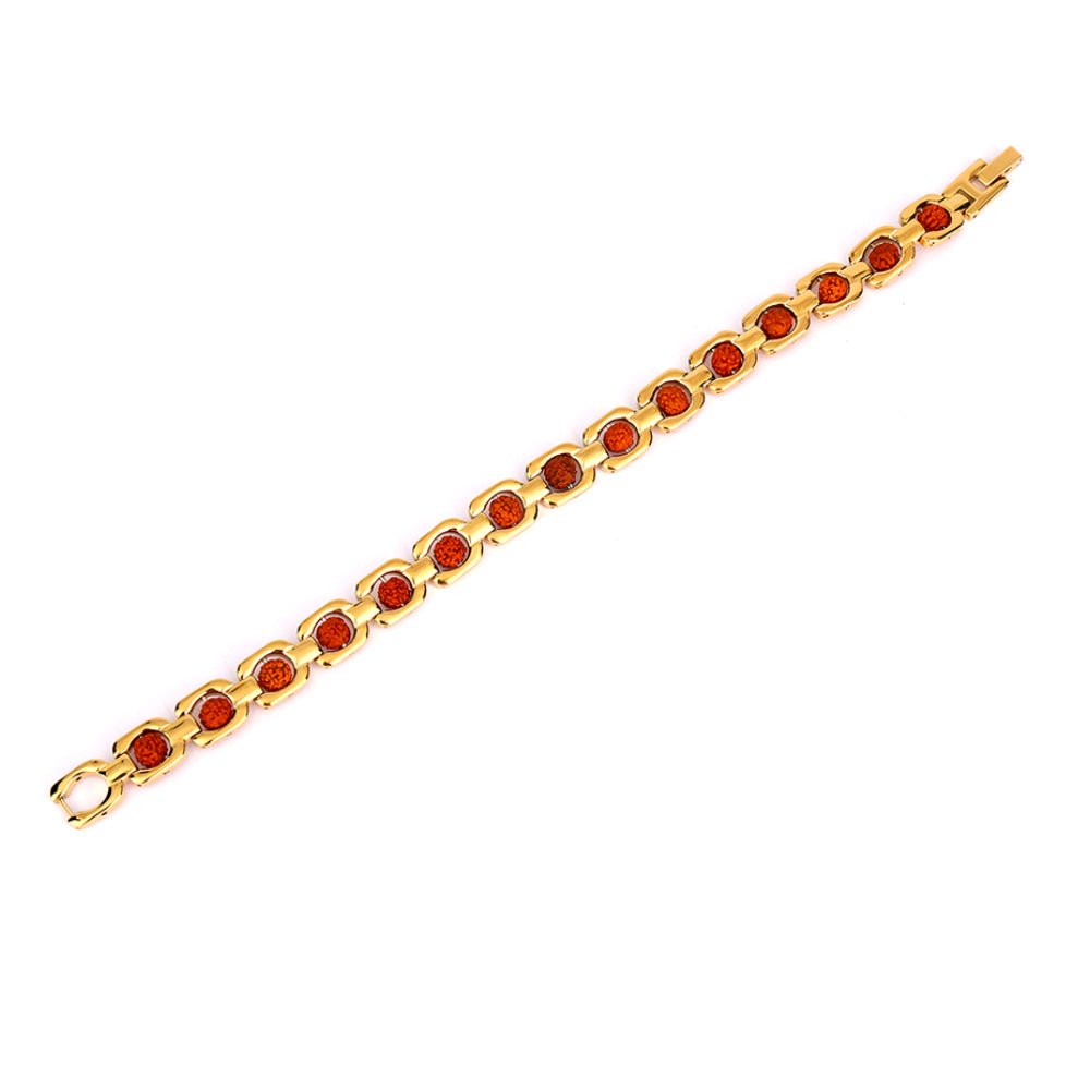Rudraksha Gold Plated SQ IGP Bracelet – Unisex Spiritual Wear