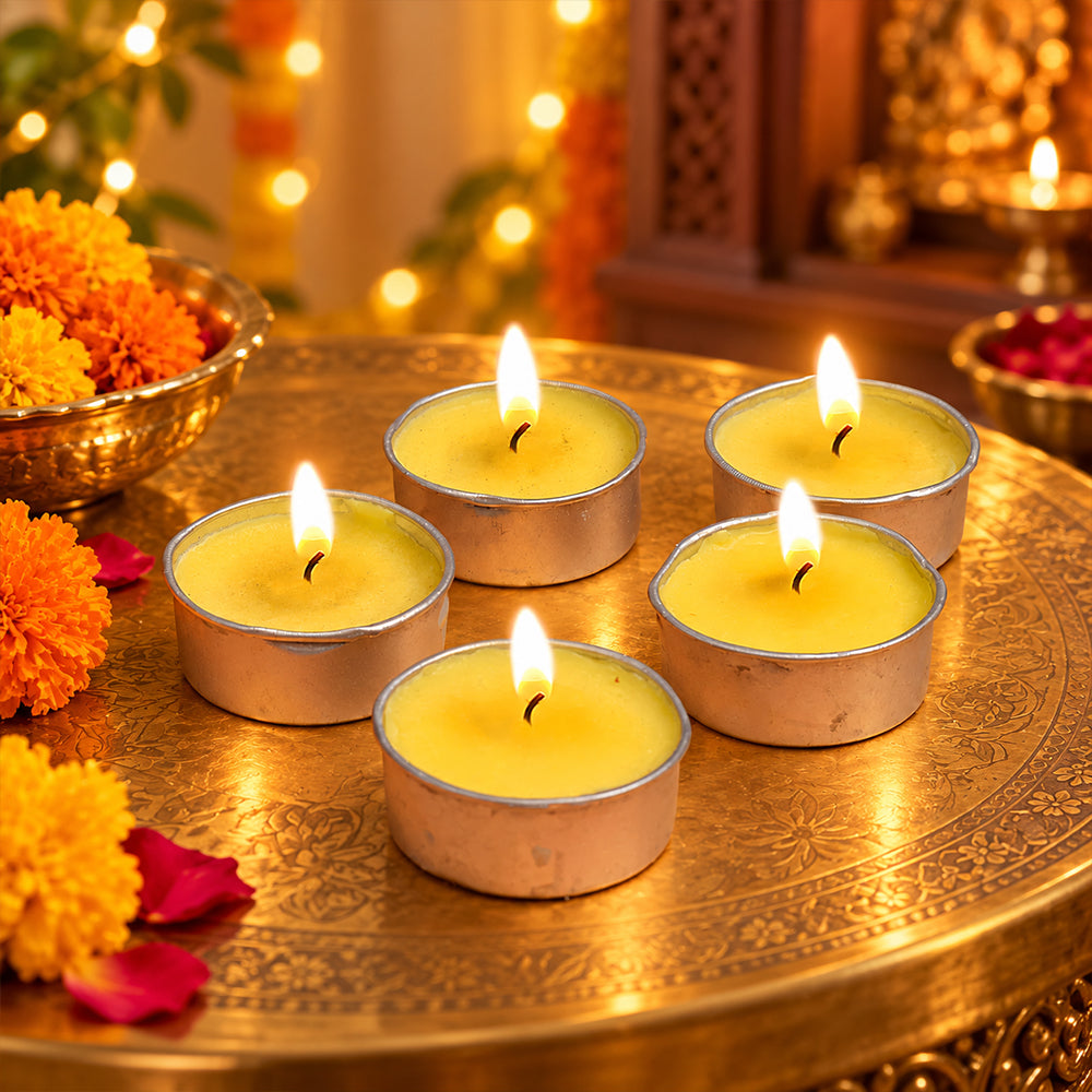 Tibetan Buddhist Butter/ Pure Cow Ghee Tea Light