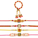 Mesmerizing Designer Rakhi Combo (Set of 5)