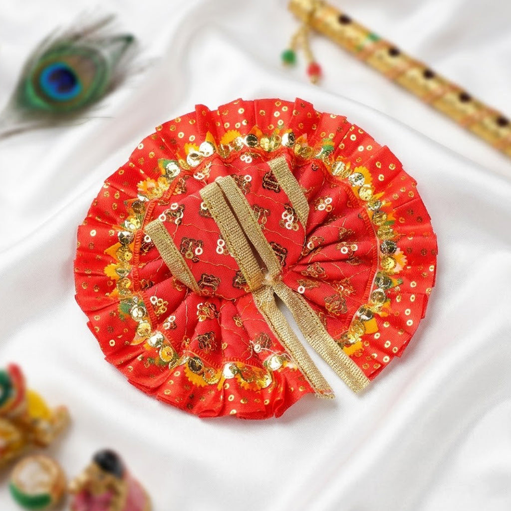 Size No.1 Radiant Sequin Laddu Gopal Dress