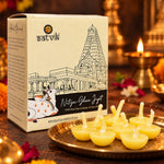 30 Pc Pure Cow Ghee Diya Wicks (Wax Free)