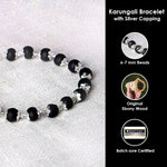 Govt. Certified Silver Plated Karungali Bracelet