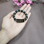Jai Guru Ji Black Pearl Bracelet, Handmade Bracelets for Men and Women