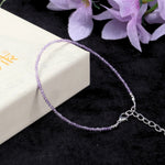 Amethyst Anklet Stylish Spiritual Wear