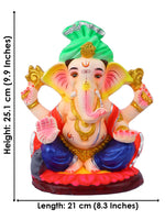 10 Inch Omkara Eco - Friendly Ganesha Idol