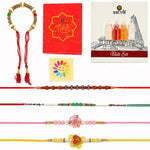 Stunning Family Beads Rakhi Combo (Set of 5)
