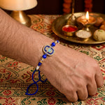 Protection Hamsa Hand Evil Eye Motif Designer Rakhi