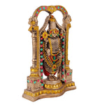 Premium Antique Gold Tirupati Balaji Resin Statue