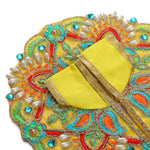Size 2 Colour Stones Embroidered Laddu Gopal Dress