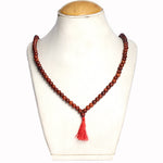 Certified 8mm 100% Original Authentic Pure Red Sandalwood Jap Mala (Thread)