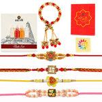 Mesmerizing Designer Rakhi Combo (Set of 5)