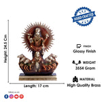 Lord Narayana since he stands in for the three Vedas: Rg, Yajur, and Sama. Gayatri, Brhati, Usnik, Jagati, Tristup, Anustup, and Pankti are the names of the seven horses yoked to the chariot of the Lord Sun. These names of several Vedic meters refer to the seven horses pulling the chariot of the Lord Sun.