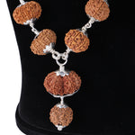 Siddha Mala with 1 Mukhi Underdeveloped (Silver Chain, Nepal)