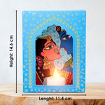 LED Deep Mala Diwali Decorations with LED Candles: Traditional Hanging Jharokha Boxes