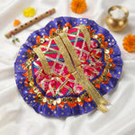 Size 1 Handcrafted Bandhani Print Laddu Gopal Dress