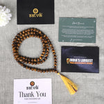 108 Beads Tiger Eye Jaap Mala - Power & Protection Crystal