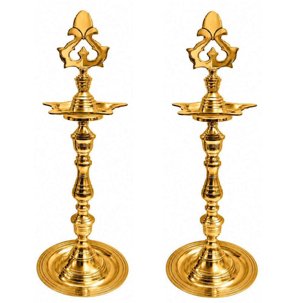 21 INCH Brass Kerala Chandarbalyam Samai Diya