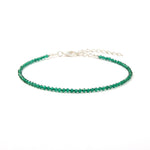 Green Aventurine Anklet Stylish Spiritual Wear