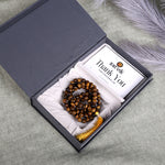 108 Beads Tiger Eye Jaap Mala - Power & Protection Crystal