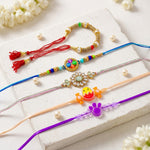 Auspicious Family Rakhi Combo (Set of 5)