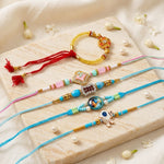 Divine Spiritual Family Rakhi Combo (Set of 5)