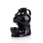 Amogha tea pot design backflow incense cone holder with cones