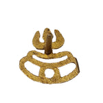Brass Trishul Tilak Stamp Deity Ornament