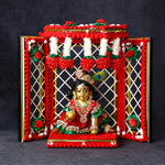 Traditional Handcrafted Deity Idol Background Phool Bangla