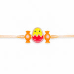 Fun Hatching Egg Chic Candy Beads Kids Rakhi