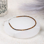 Tiger Eye Anklet Stylish Spiritual Wear