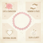 Rose Quartz & Golden Pyrite Bracelet Combo with Hanuman Chalisa Pendant