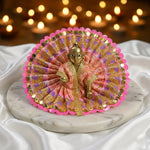 Size 0 Heavy Gold Sequin Border Laddu Gopal Dress