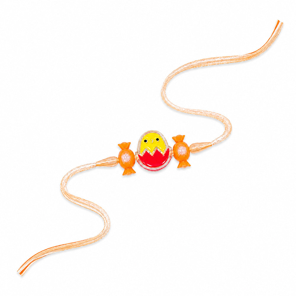 Fun Hatching Egg Chic Candy Beads Kids Rakhi