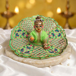 Size 0 to 5 Premium Checkered Laddu Gopal Dress